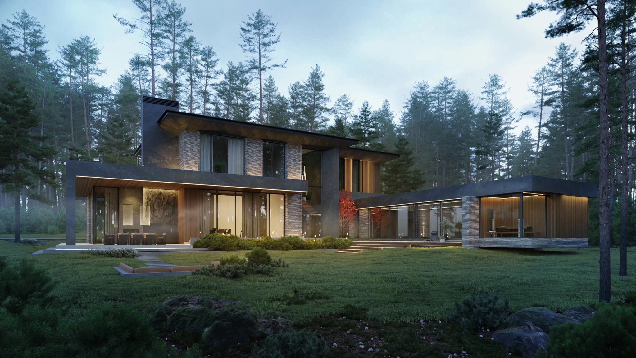 Private R 1 main architectural visualization image
